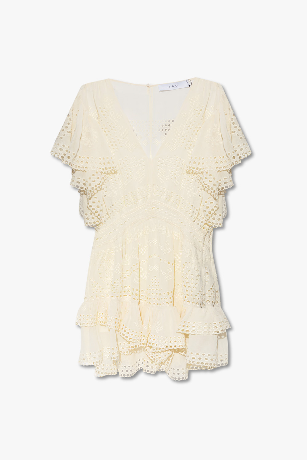 GenesinlifeShops KN Cream Openwork tie dress Iro THE ATTICO